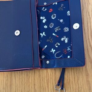 Libby Edelman Navy Blue Clutch